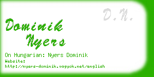 dominik nyers business card